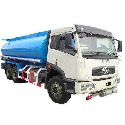 FAW 6x4 driving 20m3 transport fuel tanker truck