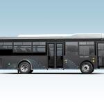 9m Low Entry And Two Steps Diesel City Bus